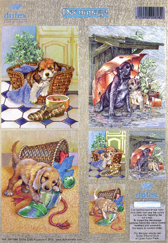 DISCONTINUED Dufex Gallery DIE CUT Puppies Twin Pack
